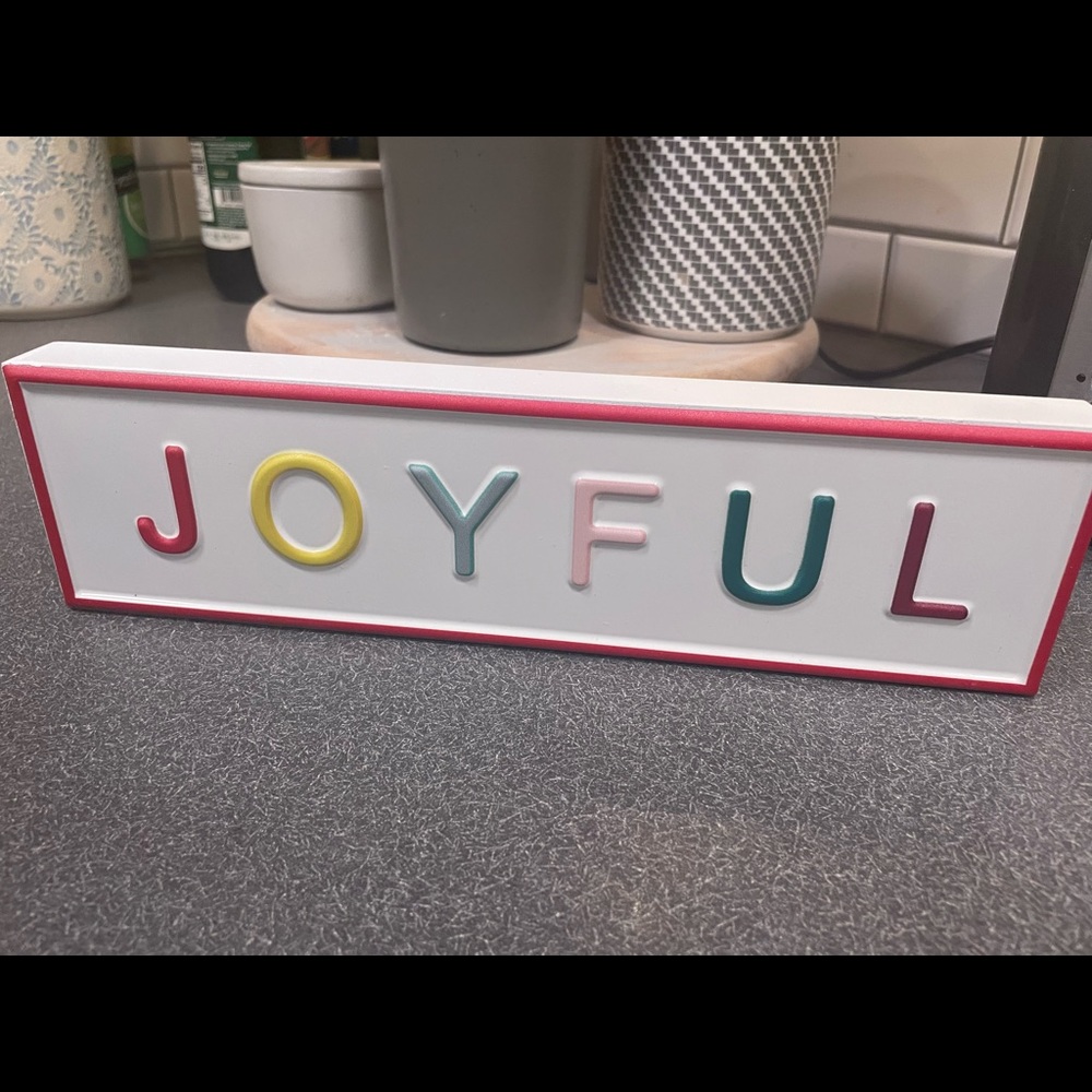 Joyful sign
